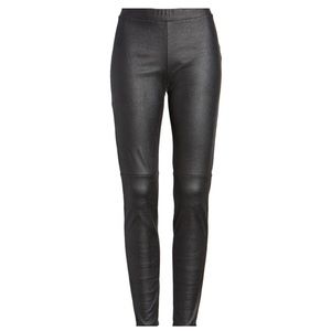 Trouvé Faux Leather Leggings, size M